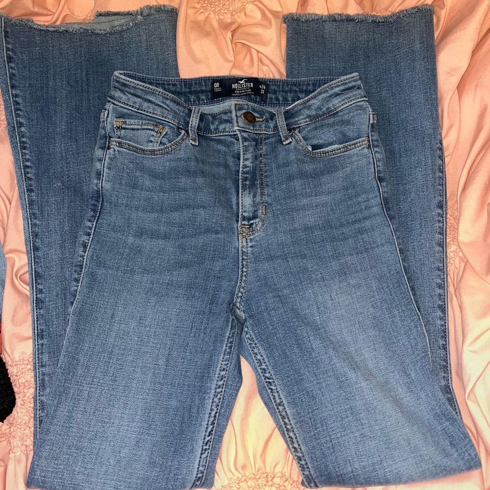 Hollister high-rise flare jeans